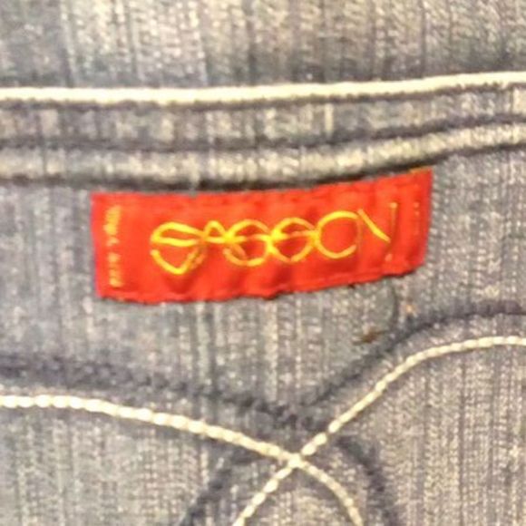 Sasson Ooh La La Straight Leg Hustle Blue Jeans Size 14 - Picture 6 of 10